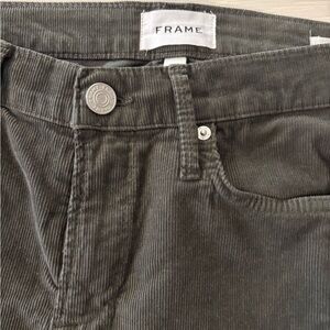 Frame Gray Corduroy Pants